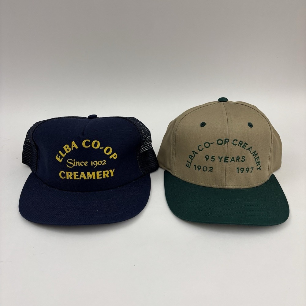 Vintage Farming Hats Elba  Co-Op Creamery (2)  Altura, Minnesota